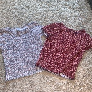 Old Navy floral shirts